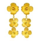 Just Gold - Blissful Blossoms - 24K Earrings