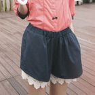 CatWorld - Set: Shorts + Lace-Hem Boy Shorts