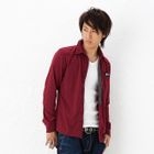 BLACK ASUKA - Long-Sleeve Stripe-Trim Shirt