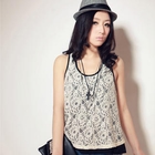 Princess Show - Lace Racerback Tank Top