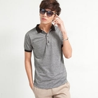 Free Shop - Contrast-Trim Short-Sleeve Polo Shirt