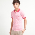 Free Shop - Contrast-Trim Polo Shirt