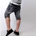 SeventyAge - Cuffed Washed Cropped Jeans