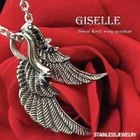 Giselle - Rhinestone Wing Pendant