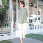 Daisy - Tabbed Sleeve Blouse