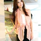 Tokyo Fashion - Tie-Front Chiffon Vest