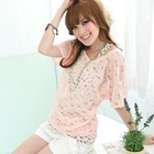 Tokyo Fashion - Set: Dolman-Sleeve Knit Top + Tank Top