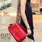 PUFFY - Faux-Leather Camera Bag