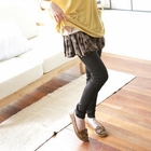 Tokyo Fashion - Patterned Skirt Overlay Leggings