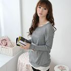 59 Seconds - Round Neck Knit Top