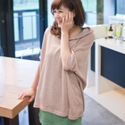 LULUS - Dolman-Sleeve Hooded Knit Top