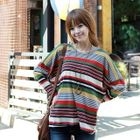 CLICK - Drop Shoulder Stripe Top
