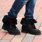 59 Seconds - Buckle Fleece-Lined Boots