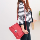 Miss Sweety - Push-Lock Studded Shoulder Bag