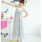 59 Seconds - Tulle Overlay Maxi Dress