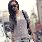 PUFFY - Sheer Knit Cardigan