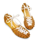 Grace Candy - Lace-Up Perforated Sandals