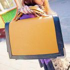 19th Street - Contrast-Trim Shoulder Bag