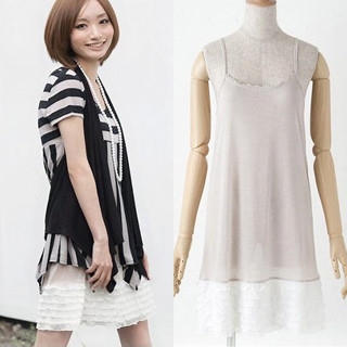Ruffle Hem Slipdress