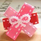 Fit-to-Kill - Hand made Pretty ribbon with three colors of pink cotton ring