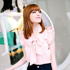 Tokyo Fashion - Tie-Neck Frilled Sleeveless Blouse