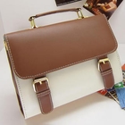 19th Street - Two-Tone Buckled Briefcase