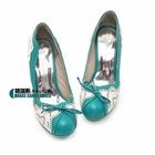 Grace Candy - Color-Block Perforated Pumps