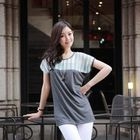 CLICK - Color-Block Stripe T-Shirt