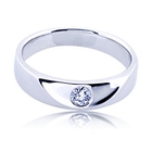 Chow Sang Sang - 900 Platinum Diamond Ring