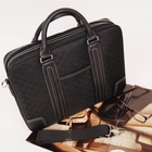 Belivus - Check Briefcase with Cross Strap