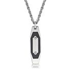 Kenny & co. - Hexagon Shaped Tag Pendant with Necklace


