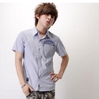 SeventyAge - Striped Short-Sleeve Shirt