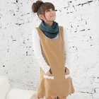 eFashion - Scalloped-Hem Sleeveless Tunic