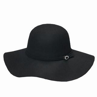 Wide-Brim Wool Hat
