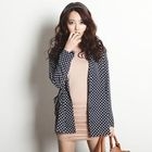 HARU - Polka Dot Loose-Fit Jacket