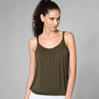 Almaz.C Lifestyle - Sleeveless Drawstring-Hem Top