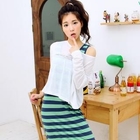 BENGGIRL - Round Neck Cropped T-Shirt