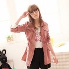 Tokyo Fashion - Tab-Sleeve Drawstring-Waist Jacket