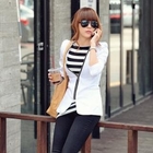 REDOPIN - Collarless Zip Jacket