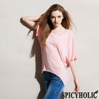 SPICY HOLIC - Asymmetrical Draped Top