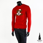 Purplow - Bear-Print Knit Sweater