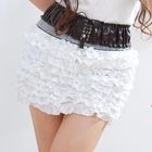SHY SHY - Satin-Layered Skirt