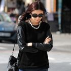 SOHO Central - Faux Leather Knit Top