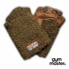 gym master - Leather & Faux Fleece Fingerless Gloves