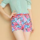 Angel Love - Floral Belted Shorts