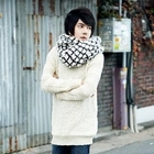 ABOKI - Wool Blend Nubby Knit Sweater