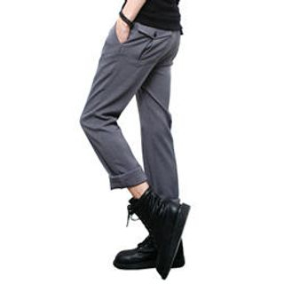 Cuffed Hem Dress Pants Cuffed Hem Dress Pants