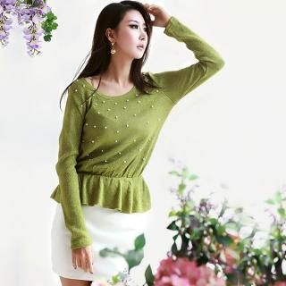 Faux-Pearl Top