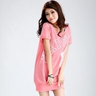 E.F.Shop - Short-Sleeve Print T-Shirt Dress