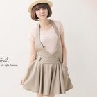 CatWorld - Buttoned Halter Jumper Skirt
